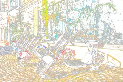 Zeichnungen: Helle Skizze