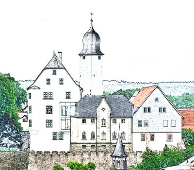 Zeichnung: Helle Skizze