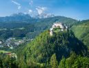 die festung auf richtung osten burg hohenwerfen