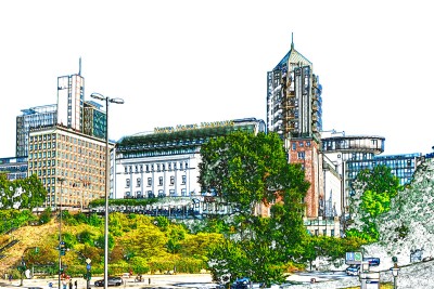 Zeichnung: Helle Skizze