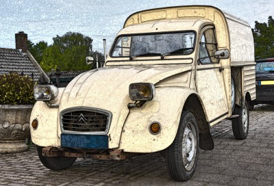 Zeichnung: Dunkle Skizze