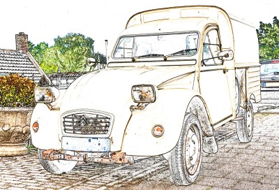 Zeichnung: Helle Skizze