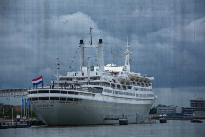 Zeichnung: Auf Leinen