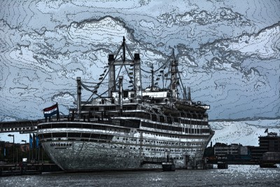 Zeichnung: Dunkle Skizze