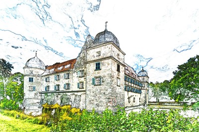 Zeichnung: Helle Skizze